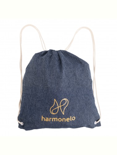 Ecological shopping bag/backpack - blue